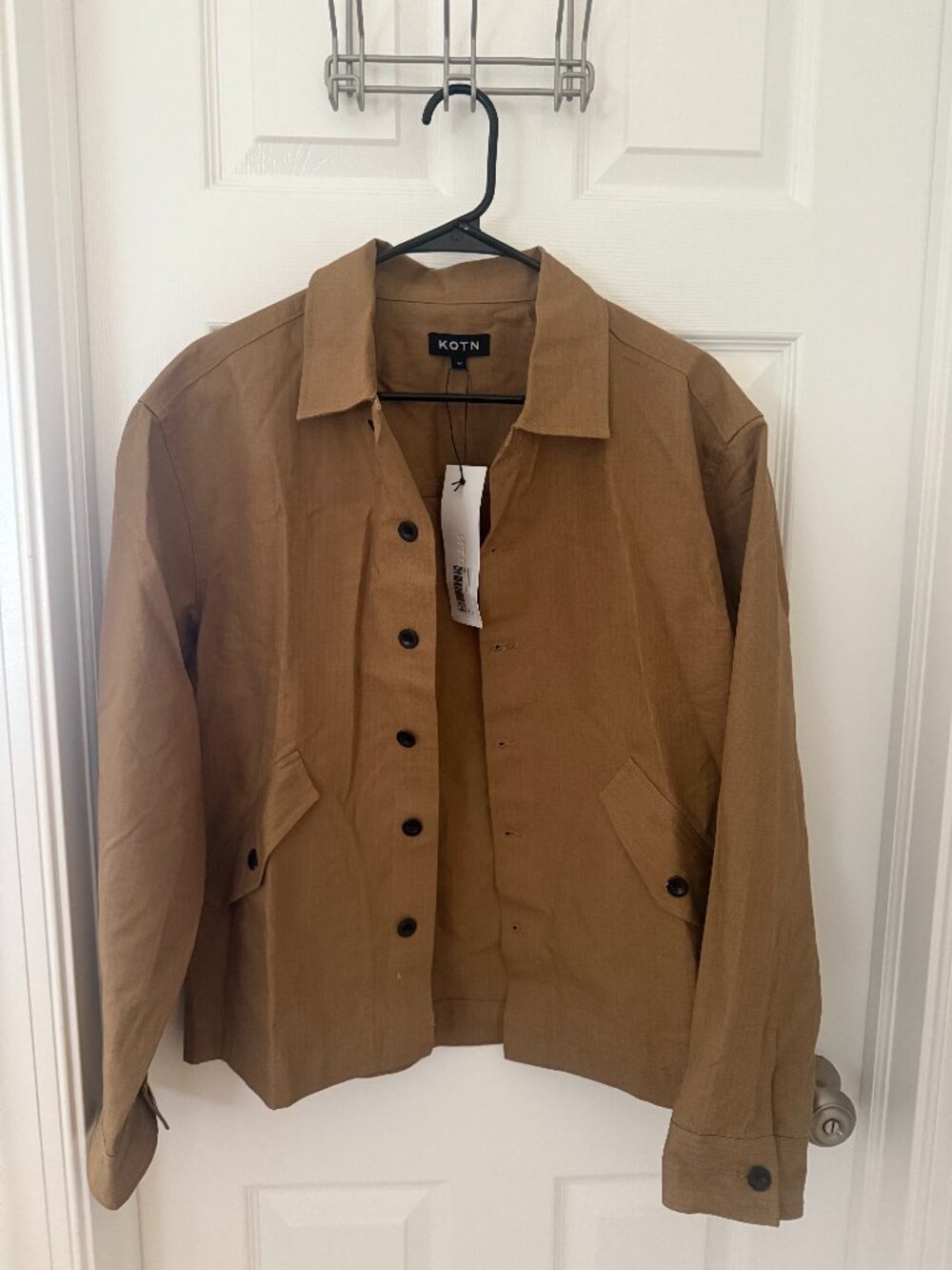 KOTN Men's Garden Shirt in Otter, SMALL